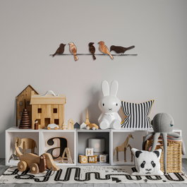 Wallity Muhabbet Accesorio Decorativo de Pared de Metal Multicolor
